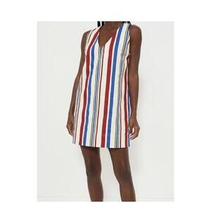 Tuckernuck Pomander Place Americana Stripe Kira Mini Dress NWT Small S